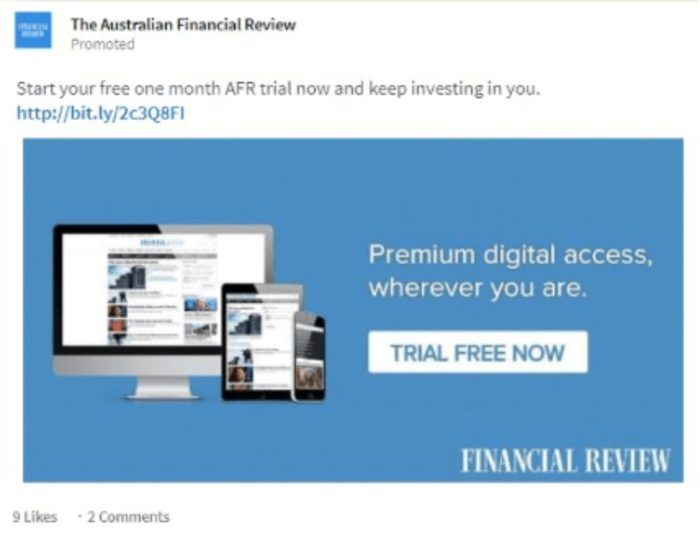 Single Image LinkedIn Ads