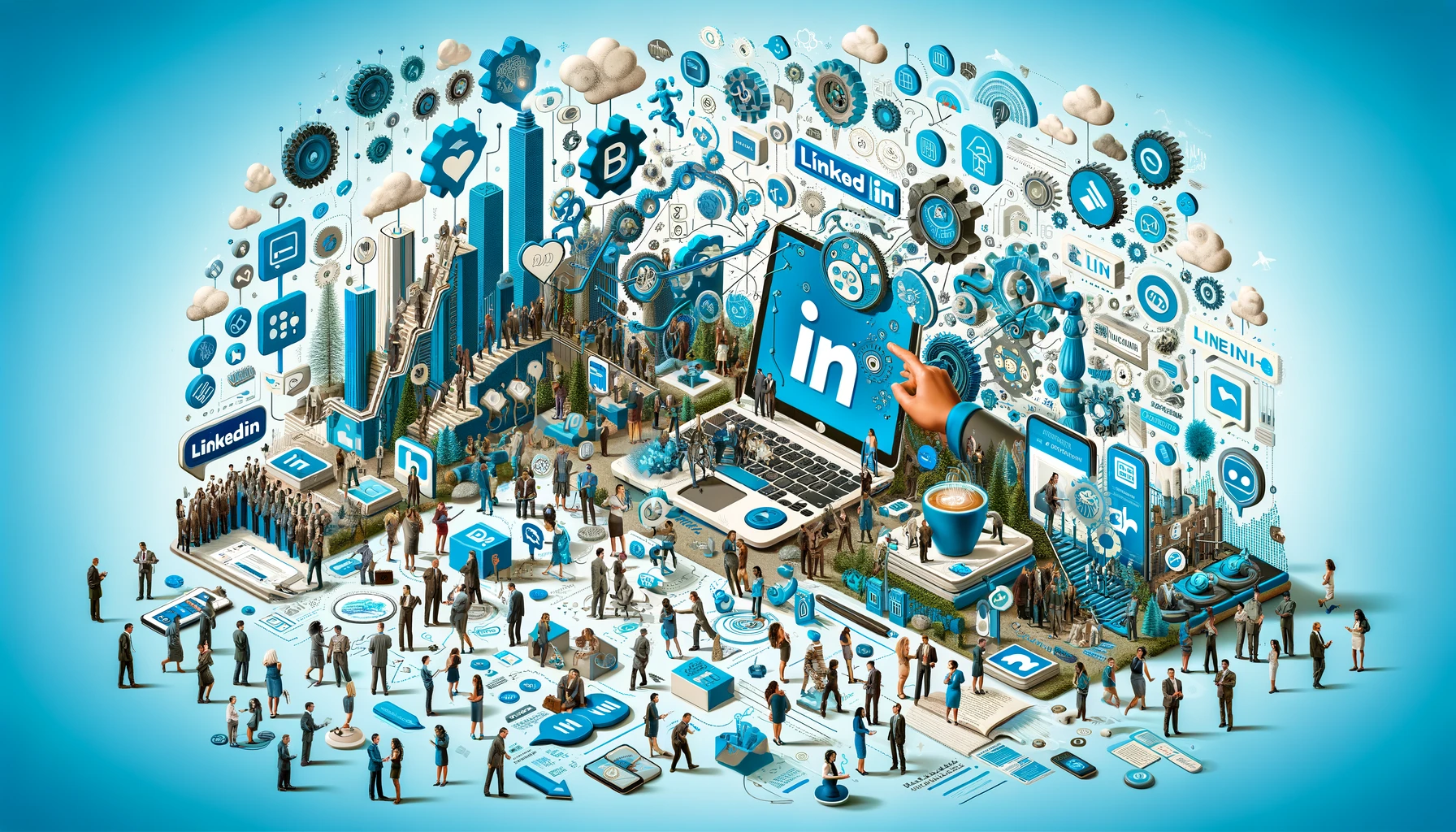 How has LinkedIn become the main B2B social network to develop a B2B marketing campaign?